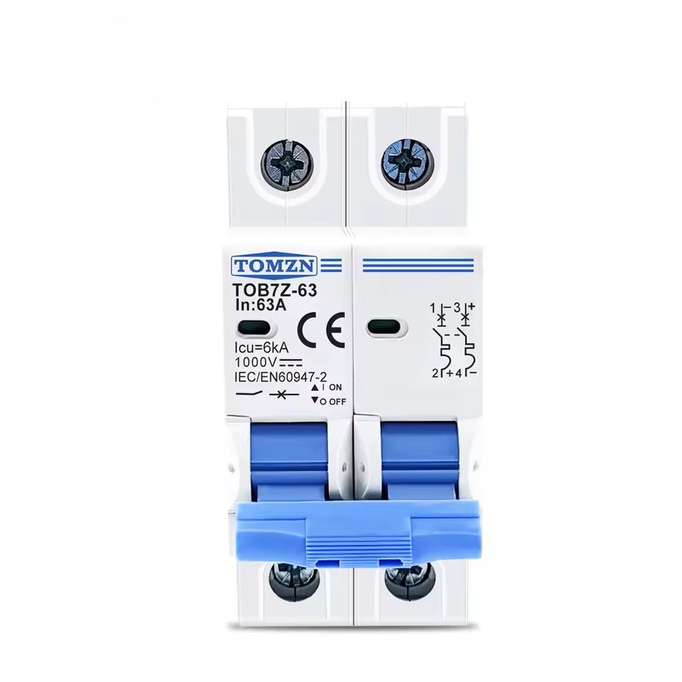 3A-125A 500V_1000V DC Circuit Breaker 3A-125A 500V/1000V DC Circuit Breaker - Image 1